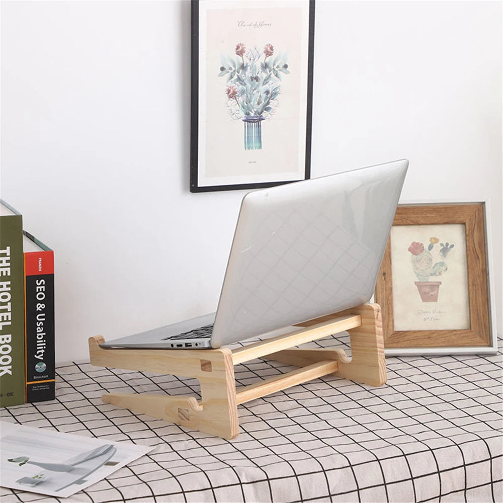 Support ordinateur en bois ergonomique & design - CalmWood