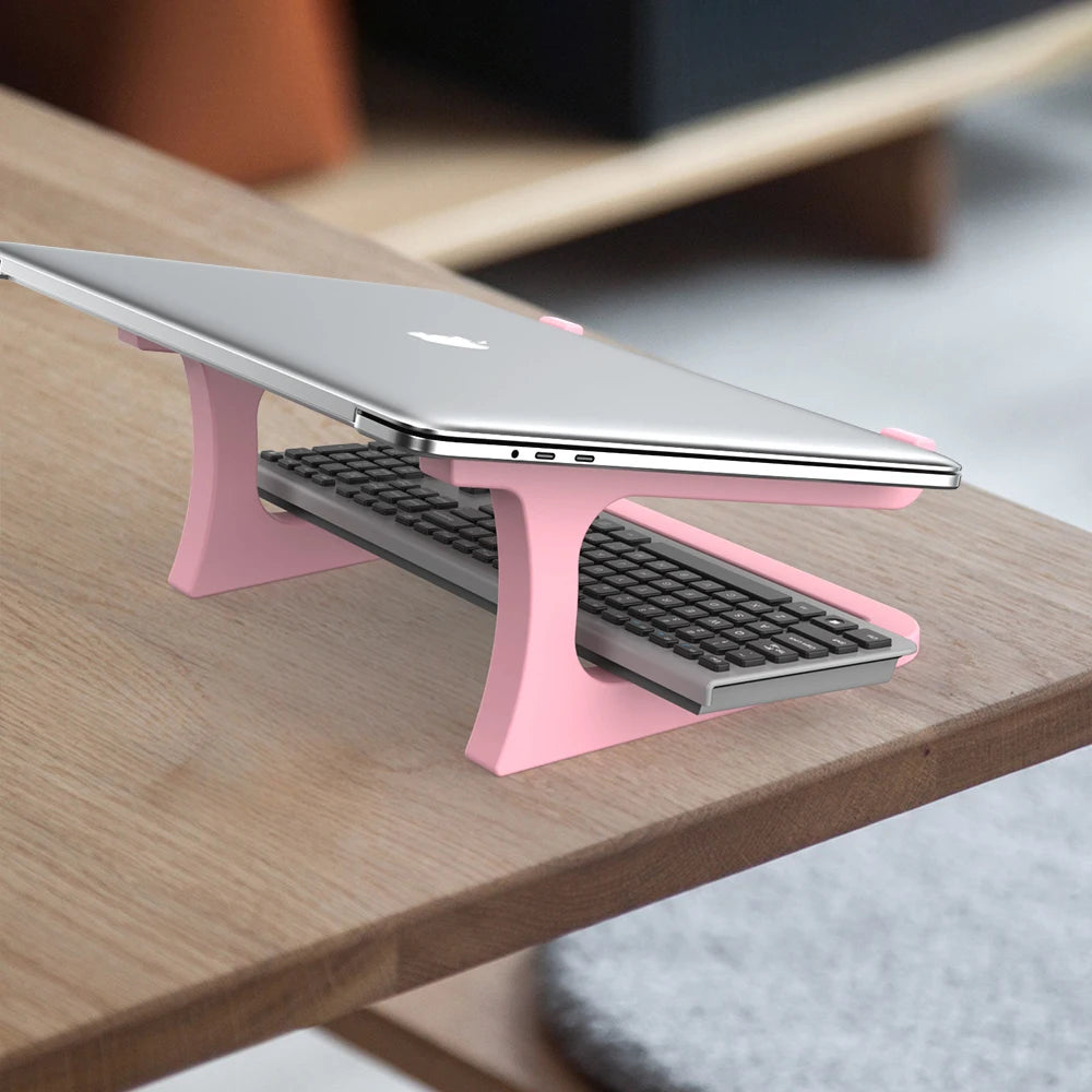 Support d’ordinateur rose ergonomique - CalmBloom